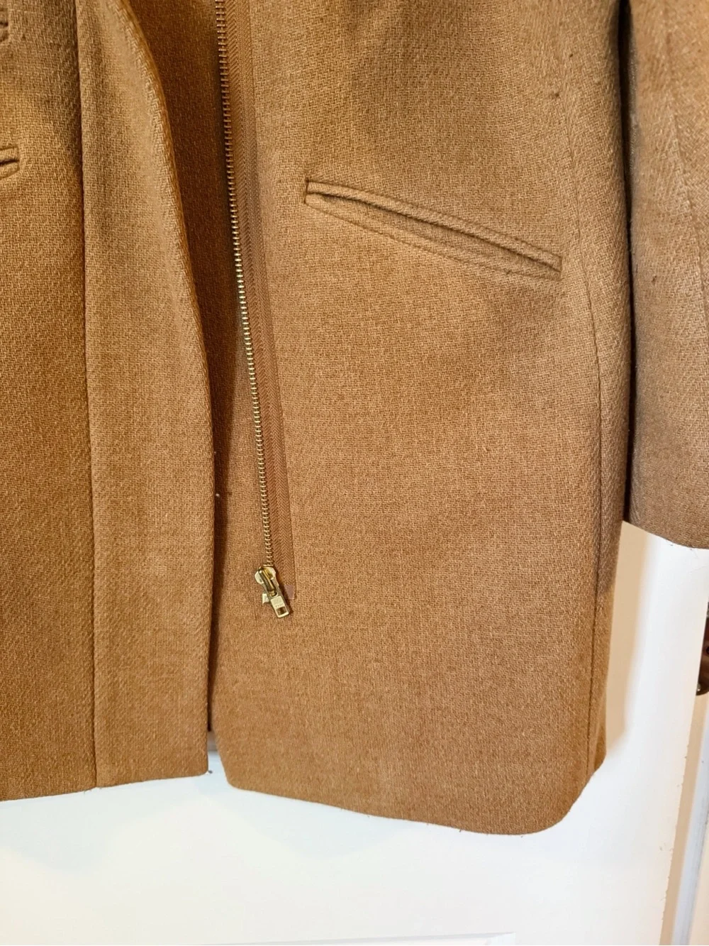 J.Crew Lodge Coat Italian Stadium-Cloth Wool - Size 6 - Picture 7 of 9